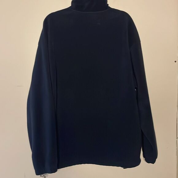 Warner Bros- Tazmanian Devil Logo Embroidered 1/4 Zip Fleece Pullover- Size XL - Picture 2 of 7